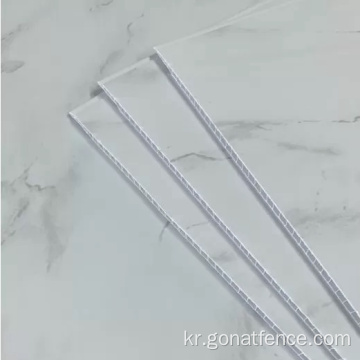 흰색 대리석 PVC 천장